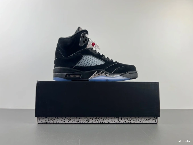 1st Kicks Metallic 605 Air HF3975- Black 5 Reimagined StreetReady Jordan 1104